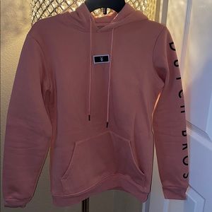 DUTCH BROS Light pink hoodie